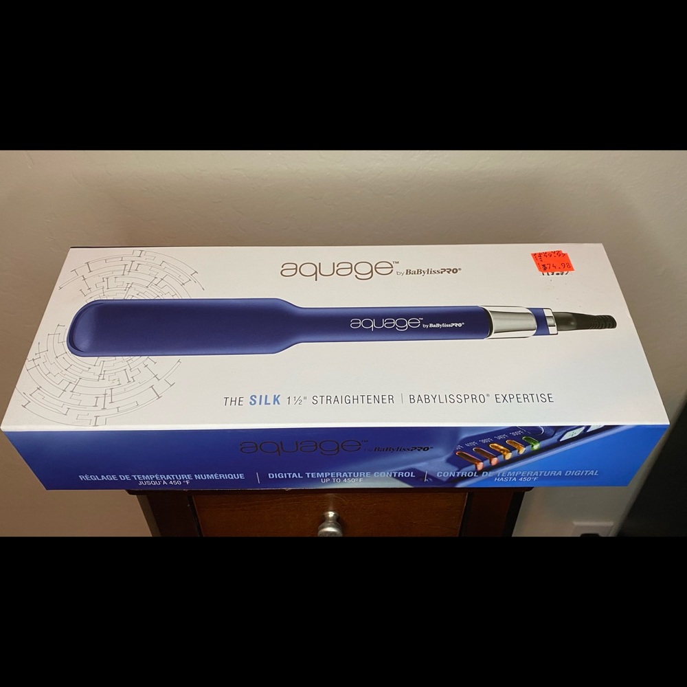 New 1 1/2” Straightener - Aquage by BABYLISSPRO